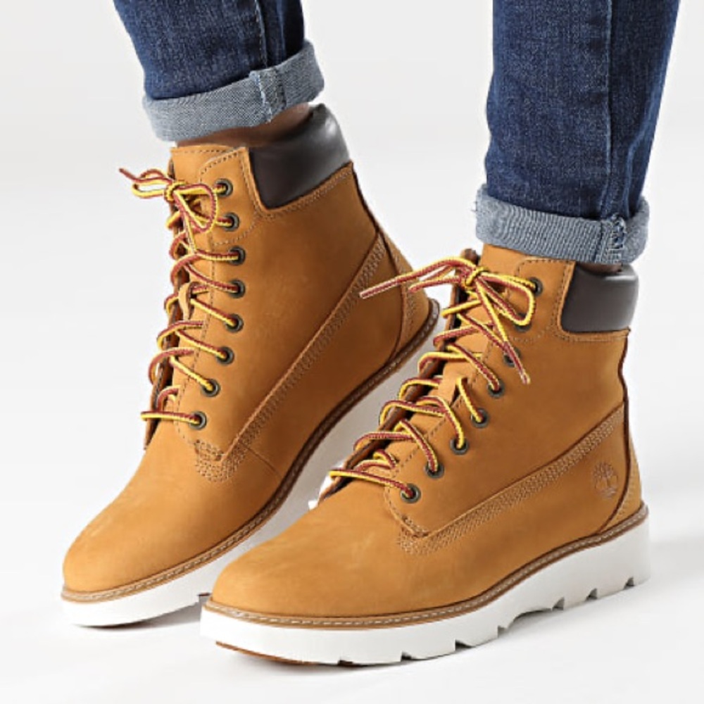 Timberland Keeley Tan Leather Boots